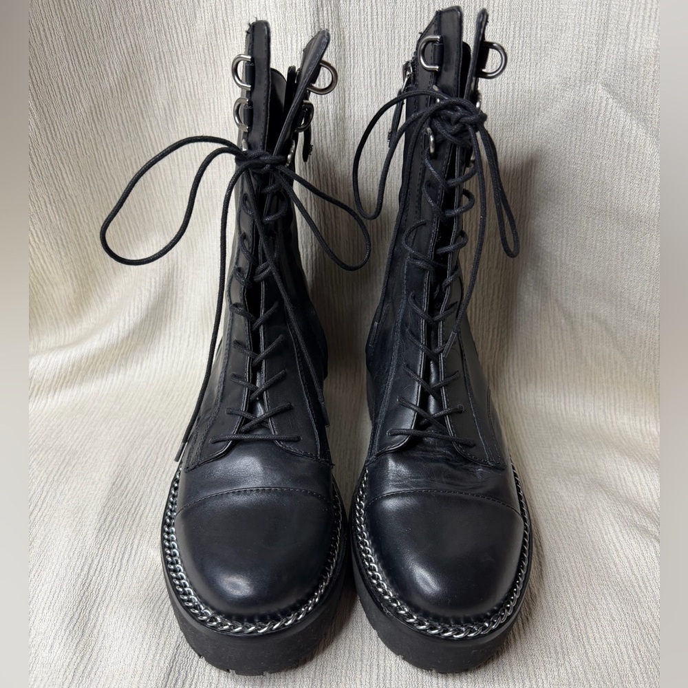 Sam Edelman Lenley Combat Boots size 6M 🩷 - Picture 3 of 8